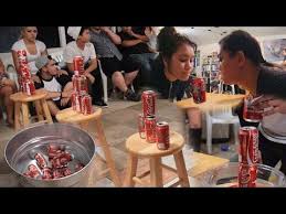 5 Fun Party Games With Soda Cans Diy Minute To Win It Youtube Fun Party Games Minute To Win It Games Kids Party Games