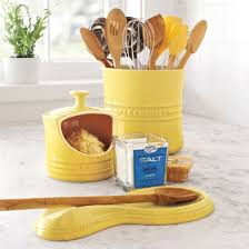 Le Creuset Soleil Utensil Crock Sur La Table Yellow Kitchen Accessories Yellow Kitchen Le Creuset Kitchen