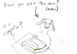 Meme of guy with floating hands on his head while writing something (or  using computer?) : r/HelpMeFind