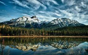 Nature Mountain Reflection Trees Canada Hd Wallpaper Beautiful Landscapes National Parks Banff National Park