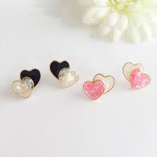 ハート シェル 白 ホワイト 黒 ブラック ピンク プチ ミニ ハート シェル ホワイト 白 ピンク 黒色 ブラック クリア 透明 透明感 プチ ミニ 小さい ハンドメイド ハンドメイドアクセサリー ハンドメイドピアス ハンドメイドイヤリング ハンドメイド作品 手作 樹脂