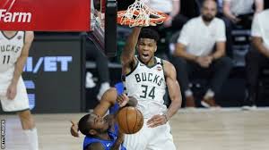 Giannis antetokounmpo lines up for a free throw against the hawks. Giannis Antetokounmpo Milwaukee Bucks Star Signs 228 2m Deal The Richest In League History Bbc Sport
