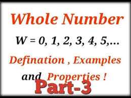 Class 6 Whole Numbers Part 3 In 2020 Class Numbers Parts