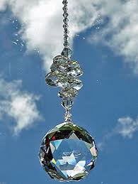 Use your imagination and make small or large loops of crystals, hanging them from sconce to. Amazon Com Hanging Crystal Prism Suncatcher Ornament Window Decoration Feng Shui Ornament Rainbow Maker Handmade