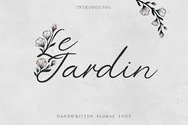 Fonts of this category «handwritten fonts». 10 Romantic Floral Fonts The Font Bundles Blog