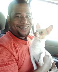 My dad, his vodka and his chihuahua ❤