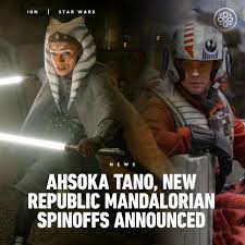 Ahsoka, both of which will the two shows will crossover with future seasons of the mandalorian, and culminate in a climactic story event. disney has yet to reveal much information on. Ign On Twitter Disney Officially Announced Two Direct Spinoff Shows For The Mandalorian Ahsoka And Rangers Of The New Republic And All Will Come Together To Culminate In A Climactic Story Event