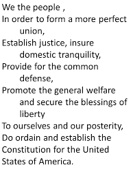 We The People In Order To Form A More Perfect Union Establish Justice Insure Domestic Tranquility Provide For The Common Defense Promote The General Ppt Download