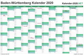 Die tabelle zeigt den ersten bzw. Excel Kalender 2020 Kostenlos