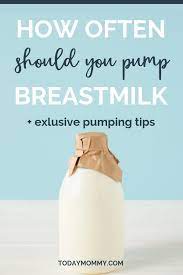 But, before attempting this, it is important to be aware of what the company says about its own product. How Often Should You Pump Milk Exclusive Breast Pumping Tips Today Mommy