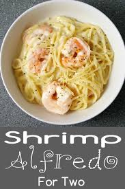 Easy Shrimp Alfredo Recipe Is A Beautiful Mix Of Flavors With Homemade Creamy White Alfredo Sauce Easy Shrimp Alfredo Recipe Easy Shrimp Alfredo Shrimp Alfredo
