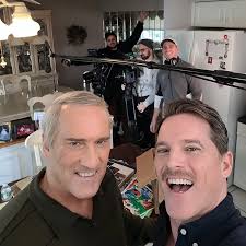 Had the great pleasure of shooting two scenes today with actor Mike Doyle  (who plays "Ryan O'Halloran"