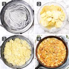 Potatoes au gratin is a classic french dish consisting of a classic bechamel sauce and cheesy goodness. Au Gratin Potatoes Mess In The Kitchen