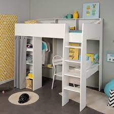 Lit mezzanine fille chambre ado lit mezzanine lits mezzanine déco petite chambre chambre enfant lit mezzanine bureau lit avec rangement le lit mezzanine avec rangement est parfait pour résoudre le problème du couchage dans un studio ou une petite surface, et optimiser l'espace de. 10 Lits Enfants En Mezzanine Pour S Inspirer Blog But