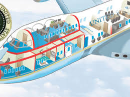 The term is actually a general call sign used for any air force aircraft that the franklin delano roosevelt later became the first sitting president to fly in a plane when traveling overseas to a world war ii conference. Air Force One Inside Barack Obama S Presidential Plane Mirror Online