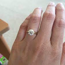 14k Yellow Gold 2mm Comfort Fit Solitaire Engagement Ring James Allen Engagement Rings Popular Engagement Rings Womens Engagement Rings