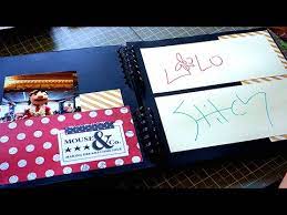 I found a book that holds two 4×6 photos horizontally on each page. Diy Disney Autograph Book Youtube