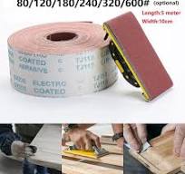 1 Roll 5M Abrasive Cloth Emery Cloth Roll Polishing Sandpaper For Grinding  Tools 80/120/180/240/320/600 Grits - AliExpress