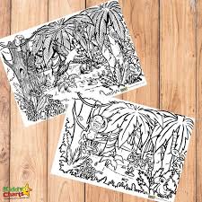 Search through 623,989 free printable colorings at getcolorings. Jungle Coloring For Adults And Kids Kiddycharts Coloring