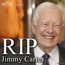 REST IN PEACE 🕊 Jimmy Carter, the unassuming Georgia peanut farmer whose  improbable political rise took him to the governor's mansion before the  White House, died