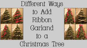 Don't forget to add one to your wreath on the front door. Different Ways To Add Ribbon Garland To A Christmas Tree Youtube