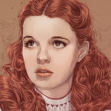 Illustration for the article “Judy Garland. Her life but not entirely her  own. About Hollywood mythologies” written by Alex Mircioi and published by  @filmsinframemag _ The Illustrations is a pencil drawing remastered