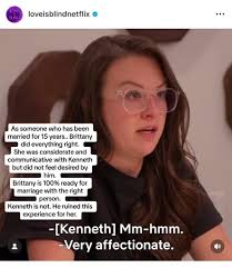 We were all rooting for them until the cell phone got involved. 😩  #loveisblind #netflix #libseason6 #brittanyandkenneth #shedeservedbetter  #fridayvibes #marriage #marriedlife