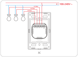 Sonof smart wall switch with triple-channel glass technology