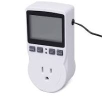 Programmable Thermostat Plug LED Display Temp Controller Outlet Heater  Cooler Digital Temperature Controller Thermostat Timer Switch Socket  Day/Night ...