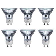Triglow 50 Watt Mr16 Flood Gu10 Bipin Base Halogen Light Bulb 6 Pack In 2020 Halogen Light Bulbs Light Bulb Candle Bulb