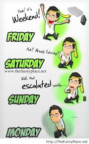 Life is a wretched gray saturday, but it has to be lived. Quotes About Funny Weekend 25 Quotes