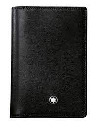 Montblanc Meisterstuck Business Card Holder Gusset Black Wallet Montblanc Wallets Online On Yoox 46486626ex