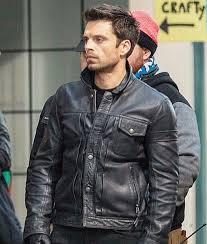 Falcon and the winter soldier. The Falcon And The Winter Soldier Bucky Barnes Jacket Sebastain Stan Leather Jacket