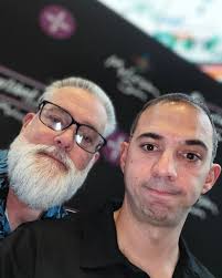 We look like a couple of guys who need a winner. Been a blast doing  Sportsbook Live @mohegansun with Sportsbook GM Brad Bryant. Come say hello  next time you're in … hopefully