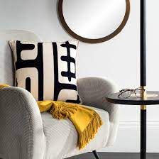 Surya, loloi, oriental weavers, nourison, momeni, kas, bashian Safavieh Maize 20 Inch Ivory Black Decorative Pillows Set Of 2 On Sale Overstock 7576246