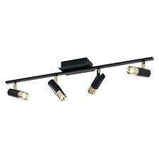 ora 4 light track kit orren ellis led ceiling spotlights black light fixture bar lighting