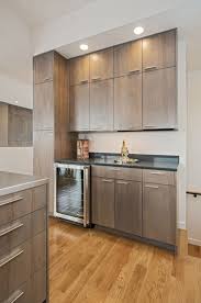 Kitchen Full Overlay Birch Stained Custom Gray Modern Kitchen Gray Stained Cab Stained Kitchen Cabinets Restaining Kitchen Cabinets Staining Cabinets