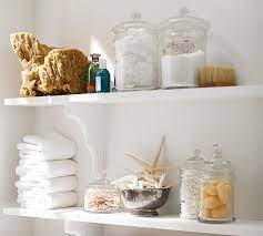 Shop online for bathroom sets, storage and more. Classic Glass Bathroom Canisters Pottery Barn