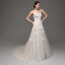 Get the best deals on sweetheart lace wedding dress and save up to 70% off at poshmark now! New Fashion A Line Wedding Dresses Sweetheart Strapless Tulle With Lace Applique Bridal Wedding Gown Mermaid Wedding Dresses Wedding Dress 2016wedding Dress Aliexpress