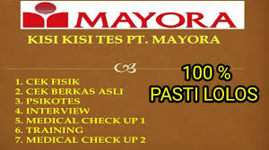 Kisi Kisi Tes Pt Mayora Full Dari Psikotes Sampe Ttk Youtube