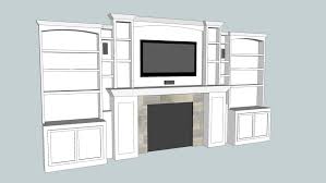 And the best part is, you can enjoy watching your favorite show feeling the warmth of the fire in a beautiful living room. Built In Shelving Around Fireplace 3d Warehouse