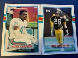 1989 topps football traded factory set (fasc) $65.00. 1989 Topps Football Cards 251 396 Rookies You Pick Ebay