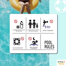 Kanonismos Pisinas Pool Rules Elegant Pool Rules Pool Signs Hotel Signage