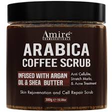 I love that it smells amazing and gently exfoliates my skin. Amazon Com All Natural Arabica Coffee Body Scrub Infused With Argan Oil And Shea Butter Great For Acne Anti Cellulite And Stretch Mark Treatment Helps With Eczema And Age Spots Beauty