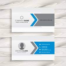 There's nothing to install—everything you need to create your business card design is at your fingertips. Free Vector Blue And Grey Business Card Design