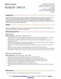 Proactive and personable aspiring restaurant server currently pursuing a bachelor of arts degree in hospitality. Mail Carrier Resume Samples Qwikresume