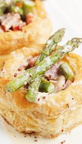 Ham And Asparagus Vol Au Vent Seasons And Suppers Vol Au Vent Food Appetizer Recipes