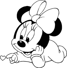 Kleurplaat Mickey Mouse Hoofd