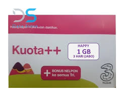 Paket yelllow 1 gb rp. Jual Voucher Three Happy 1 Gb 3 Hari Jabodetabek Kota Tangerang Selatan Data Store Cellular Tokopedia
