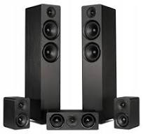 WILSON SCENIX ZESTAW KOLUMN GŁOŚNIKI DO KINA DOMOWEGO 5.0 ANTHRACITE BLACK